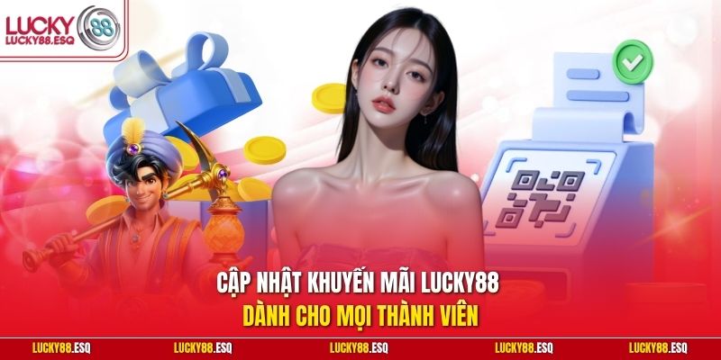 Cập nhật khuyến mãi Lucky88 dành cho mọi thành viên